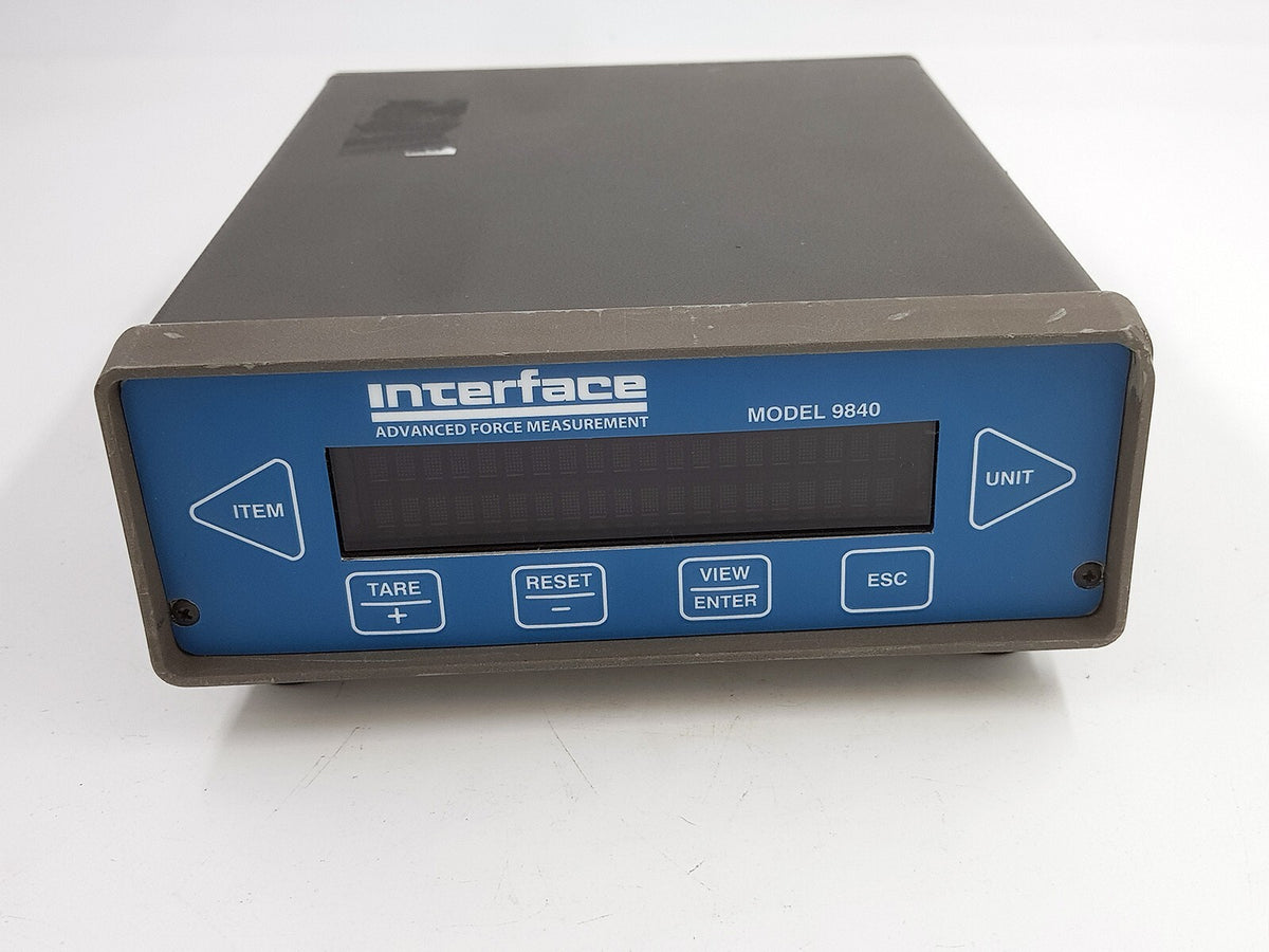 9840 Calibration Grade Multi Channel Load Cell Indicator by Interface