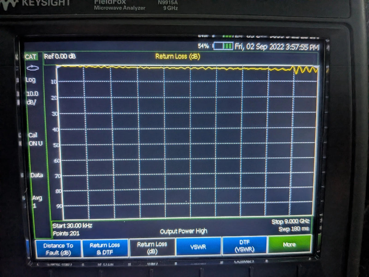 Keysight Agilent VNA Vector Network Spectrum Analyzer Fieldfox N9915A Cald 9 Ghz