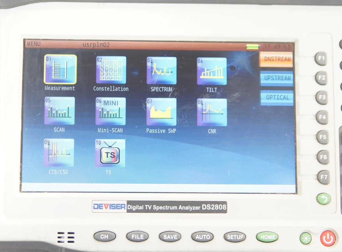 DEVISER DS2808 Cable TV Digital Spectrum Analyzer
