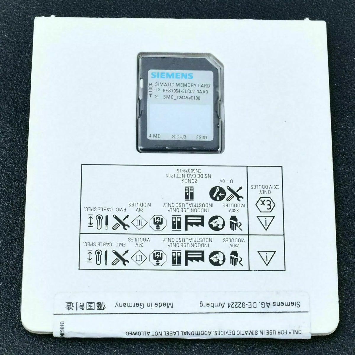 SIEMENS 6ES7 954-8LC02-0AA0 6ES7954-8LC02-0AA PLC Module New in Box