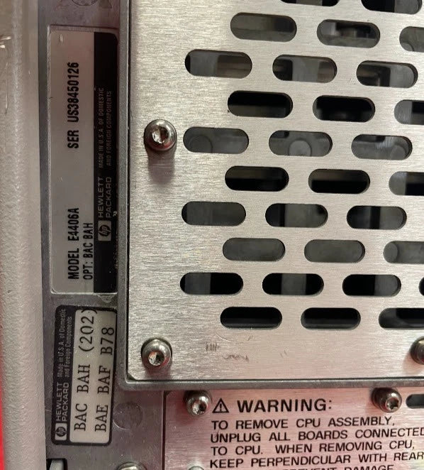 Agilent/Keysight E4406A US38450126 VSA Transmitter Tester