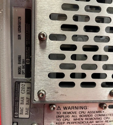 Agilent/Keysight E4406A US38450126 VSA Transmitter Tester