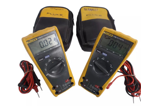 Lot of 2 Fluke 77III Multimeter Set