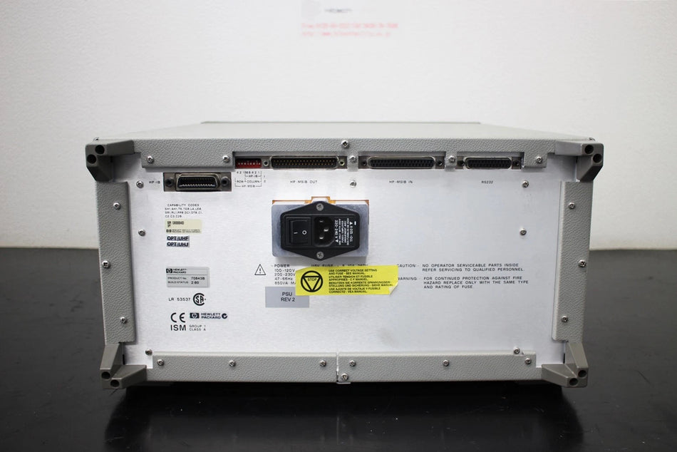 HP 70843B 100M-12Gbps bit error rate tester