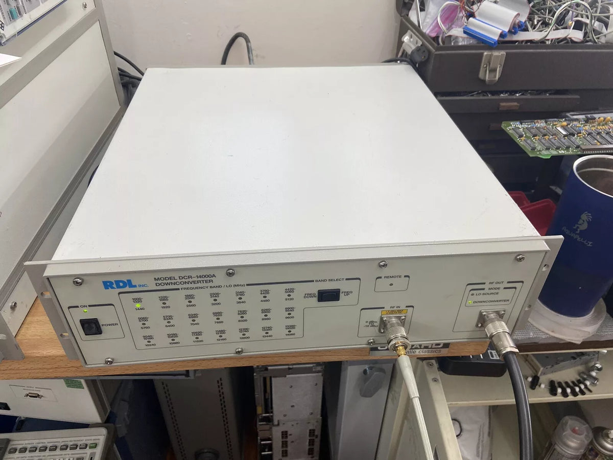 DCR-14000A Downconverter Aeroflex RDL IFR Ultra Low Phase Noise Measure 14 GHz