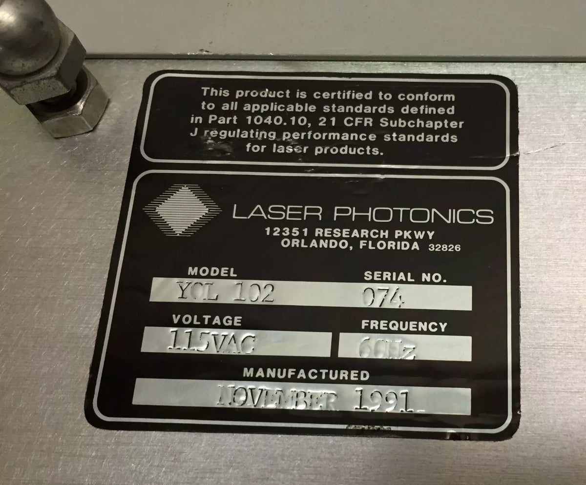 Laser Photonics YQL-102 Laser Head for Cutting and Engraving Applications