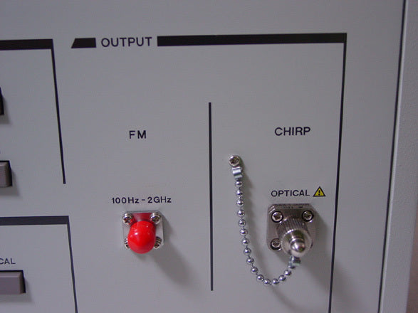 Optical Chirp Test Set by Advantest