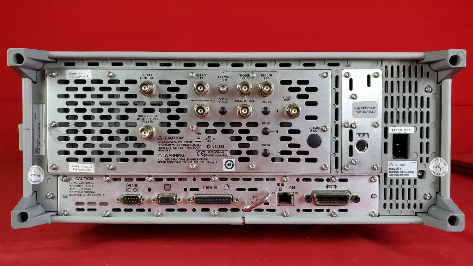 Agilent/Keysight E4448A PSA Spectrum Analyzer 50GHz with Loaded Options