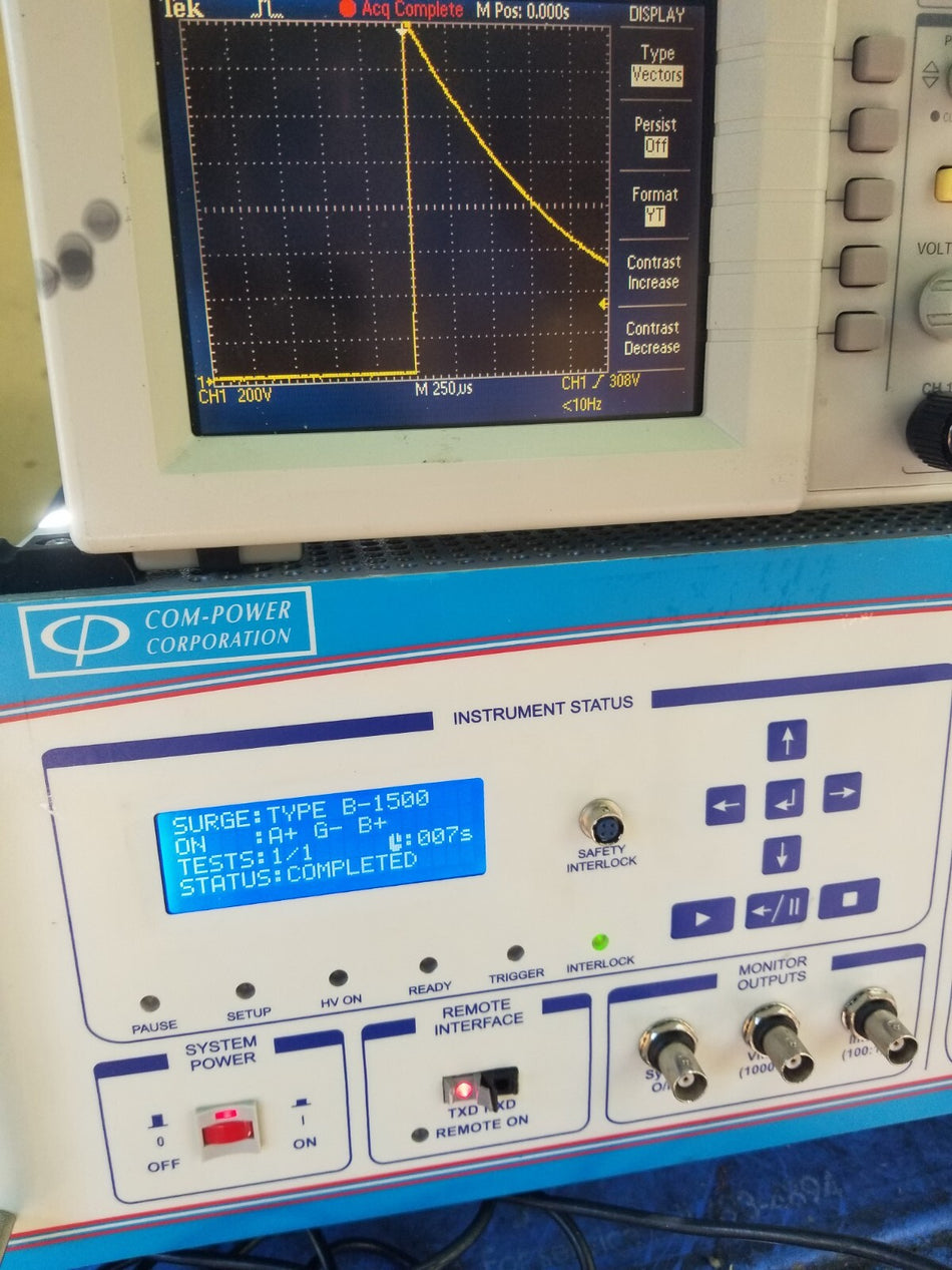 Surge Transients Generator for FCC TIA-968-B Testing by Com-Power
