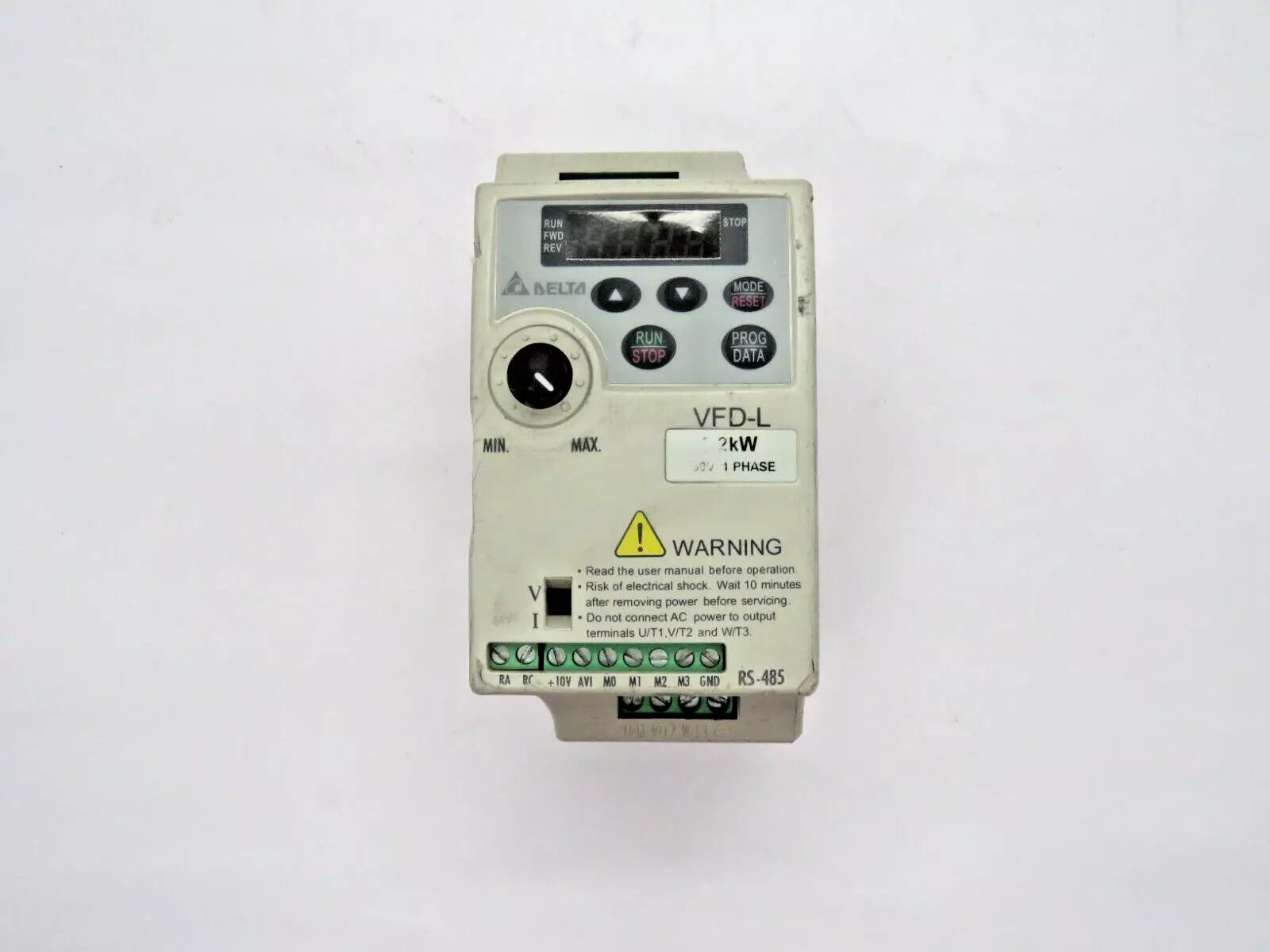 Delta VFD002L21A Variable Frequency Drive with DC Injection Brake IP20