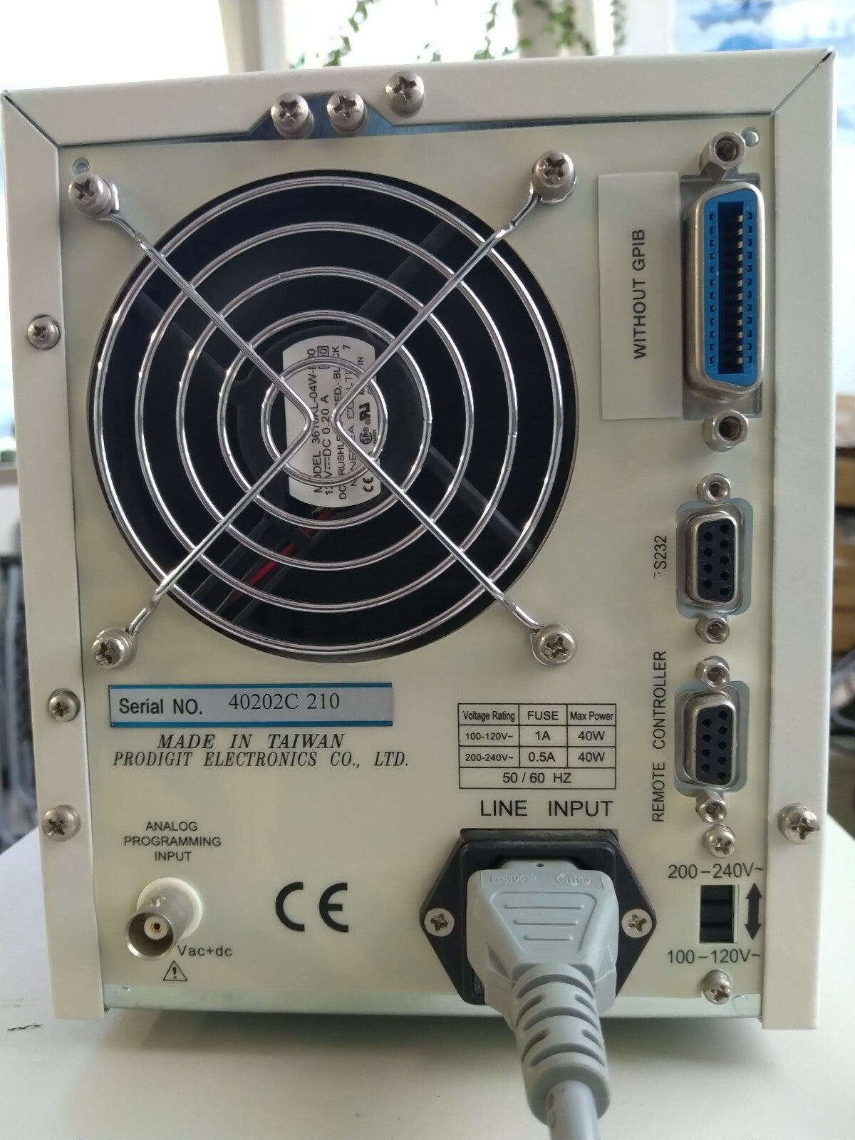 Prodigit 3302C/3310C 60V / 30A, 150W DC Electronic Load - XG eqpt