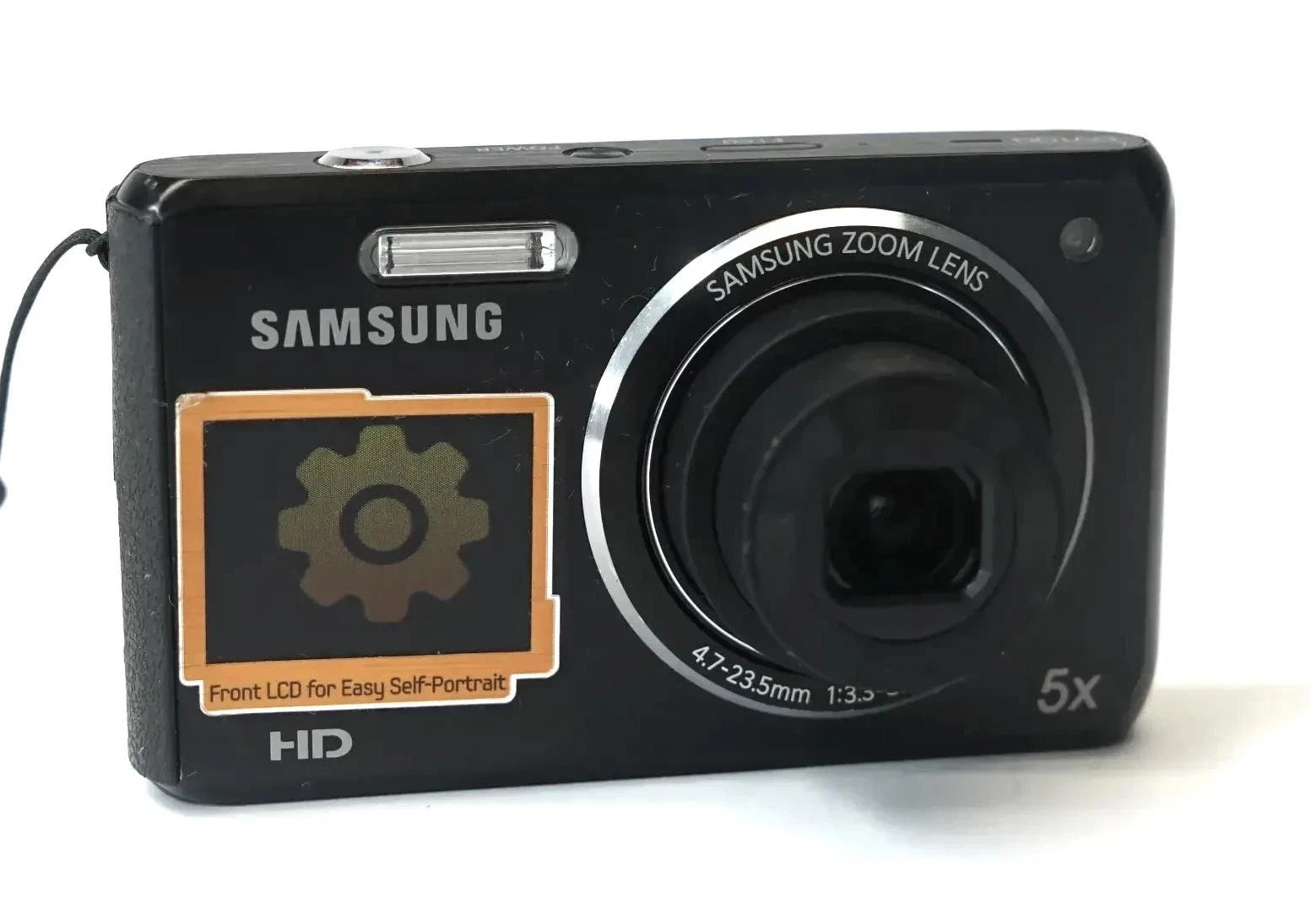 Samsung DualView DV100 16.1MP 5x Zoom Digital Camera - Free Shipping