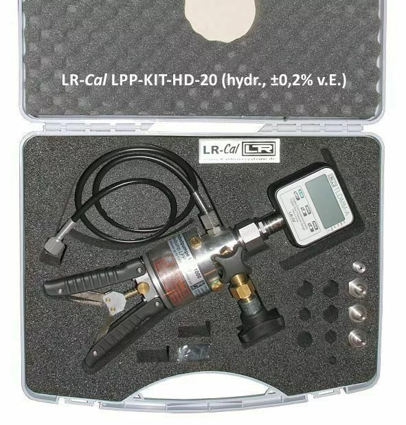 LR-Cal LPP HD-05 Digital Hydraulic Pressure Calibration Kit - ±0.05% Accuracy