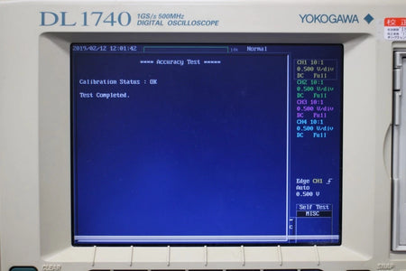 YOKOGAWA DL1740 DC-500MHz 4ch 1MW Digital Oscilloscope