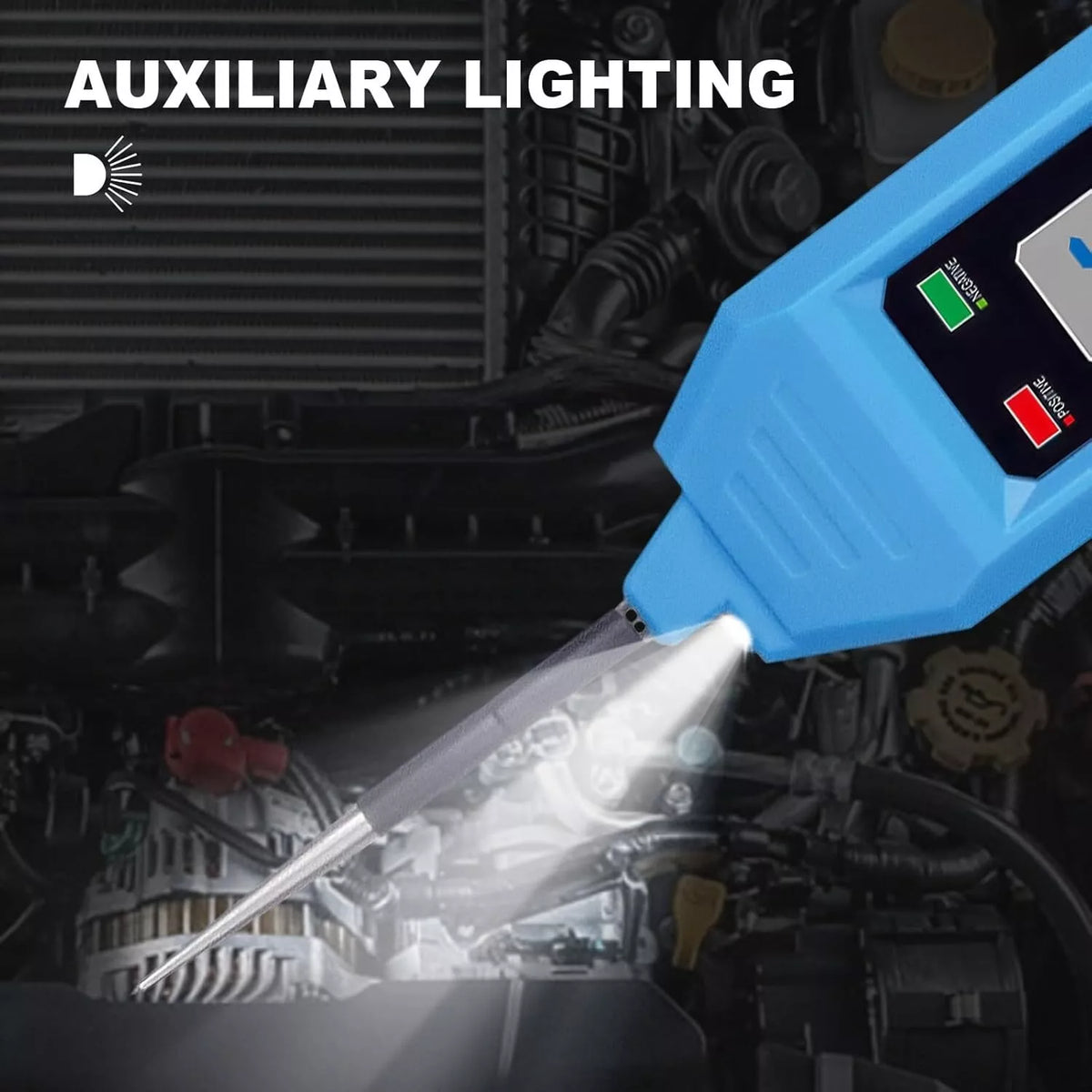 Automotive 3.5-36V DC Circuit Tester with LCD & Dual Polarity Indicator