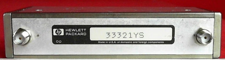 HP Agilent Keysight 33321YS 70 dB Step Attenuator, 24 to 30V, DC-4 GHz