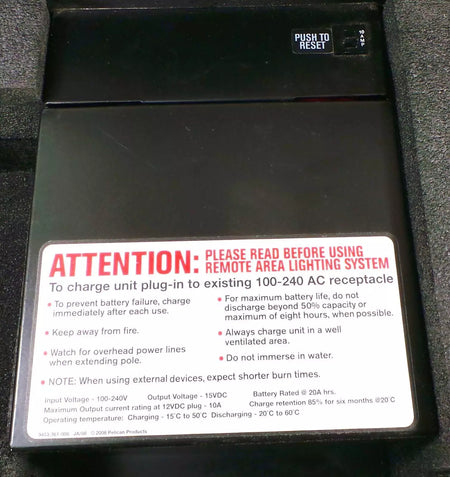 Pelican Products 9450b Rals Remote Area Lighting System