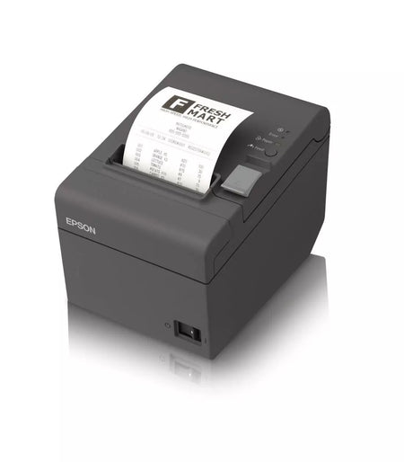 Epson TM-T82 USB POS Monochrome Receipt Printer - High-Speed & Reliable - Gray