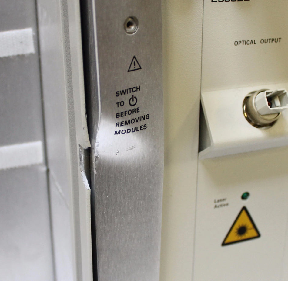 HP Agilent E5526A Remote Fiber Testing System w/ E5552B E5555A E5528A E5527E