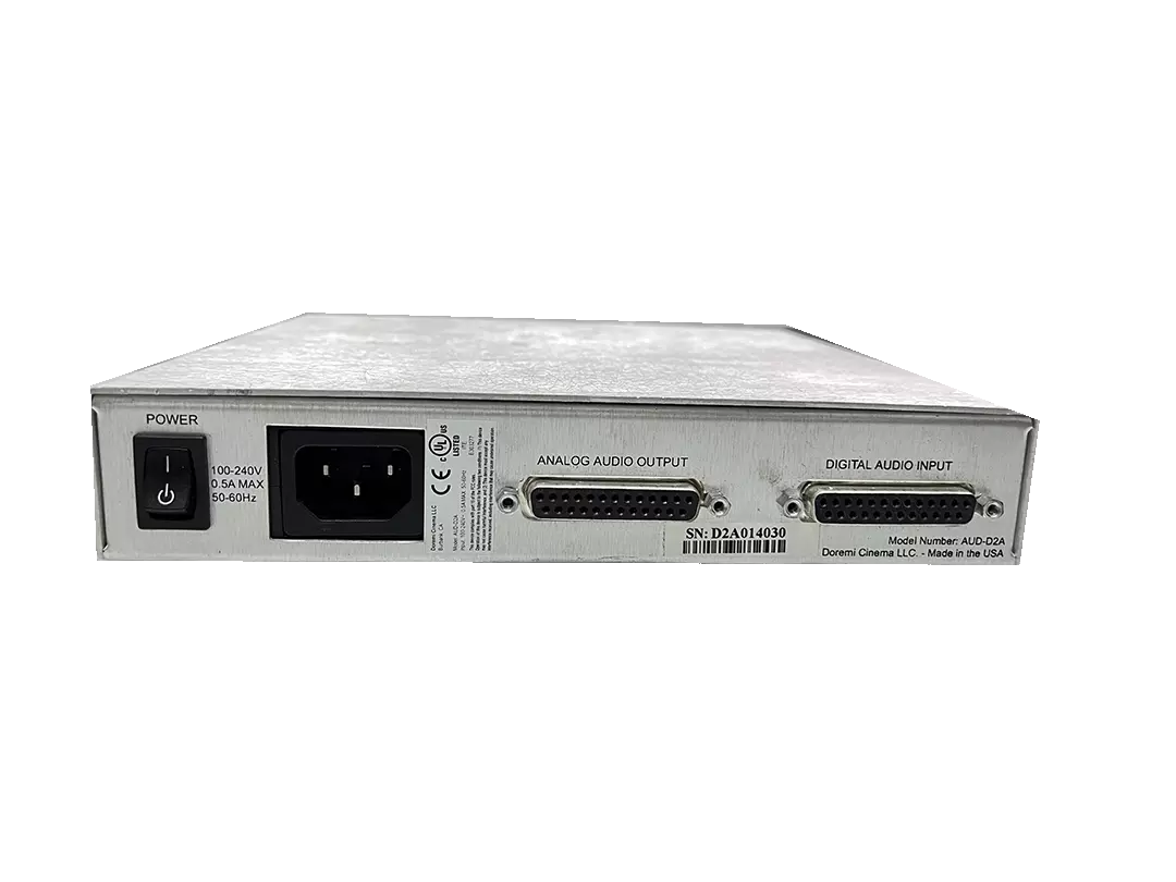 Doremi Cinema AUD-D2A 8 Channel Digital AES/EBU to Analog Audio Converter
