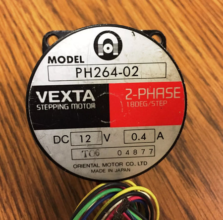 Oriental Motor PH264-02 Vexta Stepping Motor 2 Phase 1.8 Deg DC 4V 1.1A