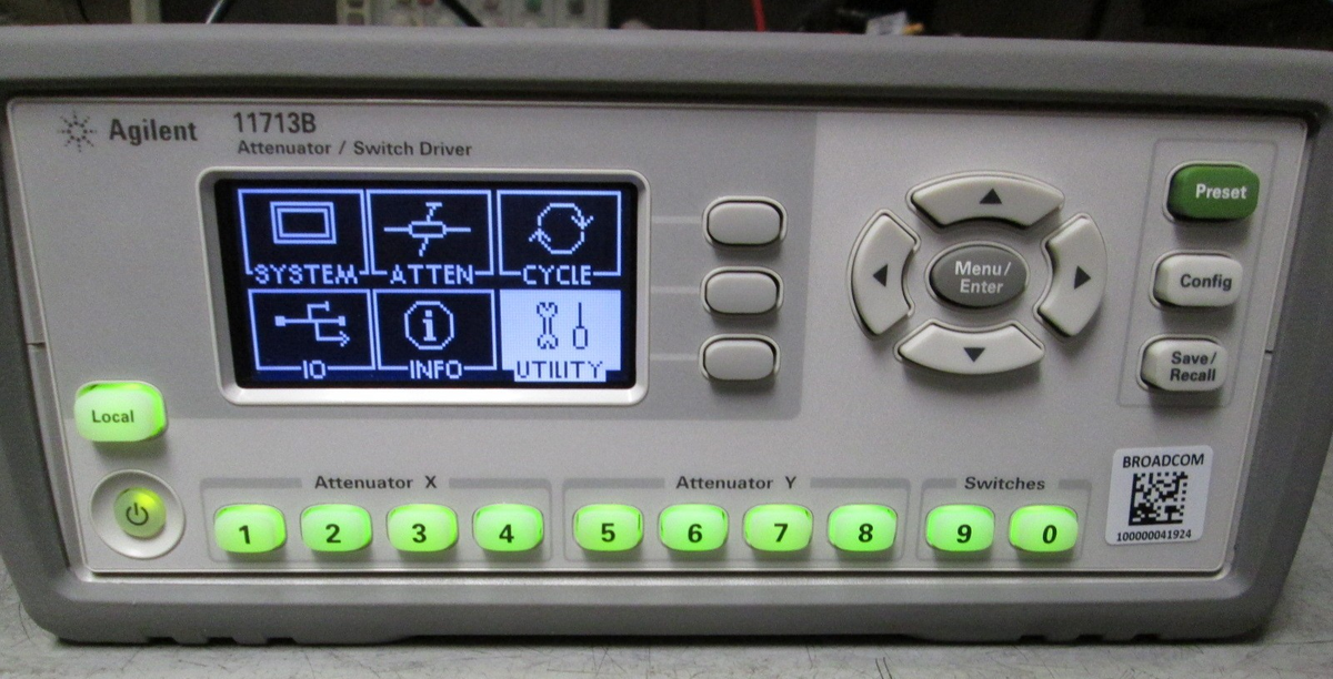 RF Step Attenuator Controller Agilent