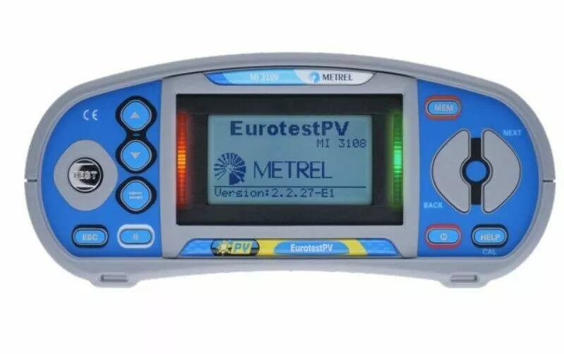 Metrel MI 3108 EurotestPV Insulation Tester RCD TRMS Photovoltaic Tester PV ST