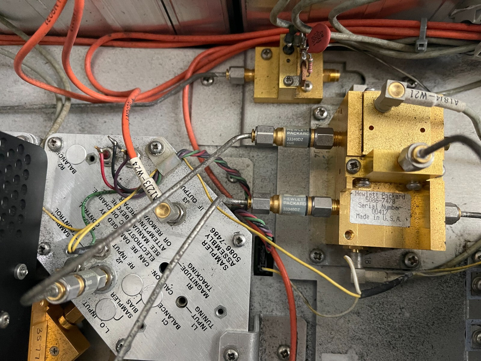 HP Agilent 5086-7486 Sampler Assembly for HP8516A
