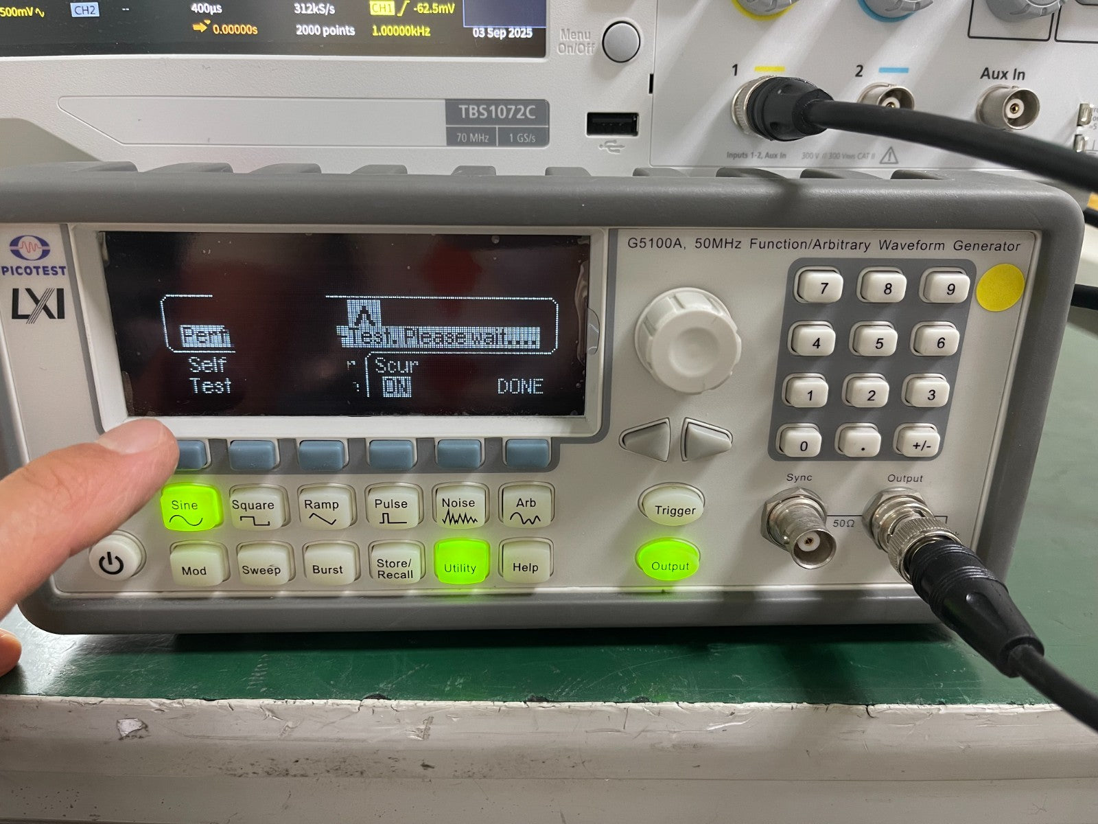 Picotest G5100A - 50MHz Arbitrary Waveform Generator _5073