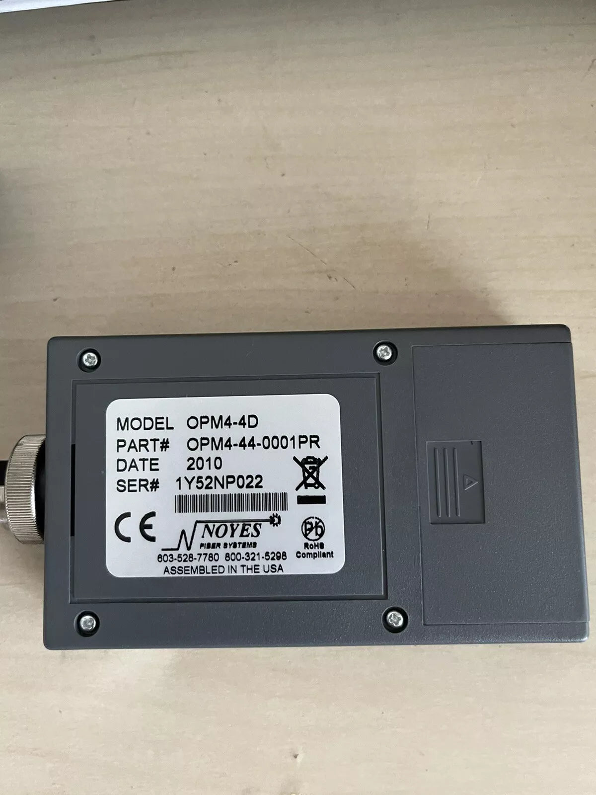 AFL Noyes OPM4-4D Fiber Optic Power Meter for SM and MM Fibers