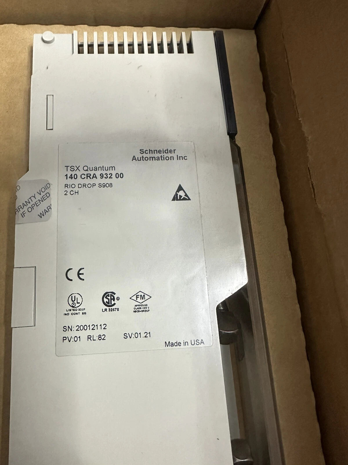 140CRA93200 Modicon Quantum Communication Adapter Module