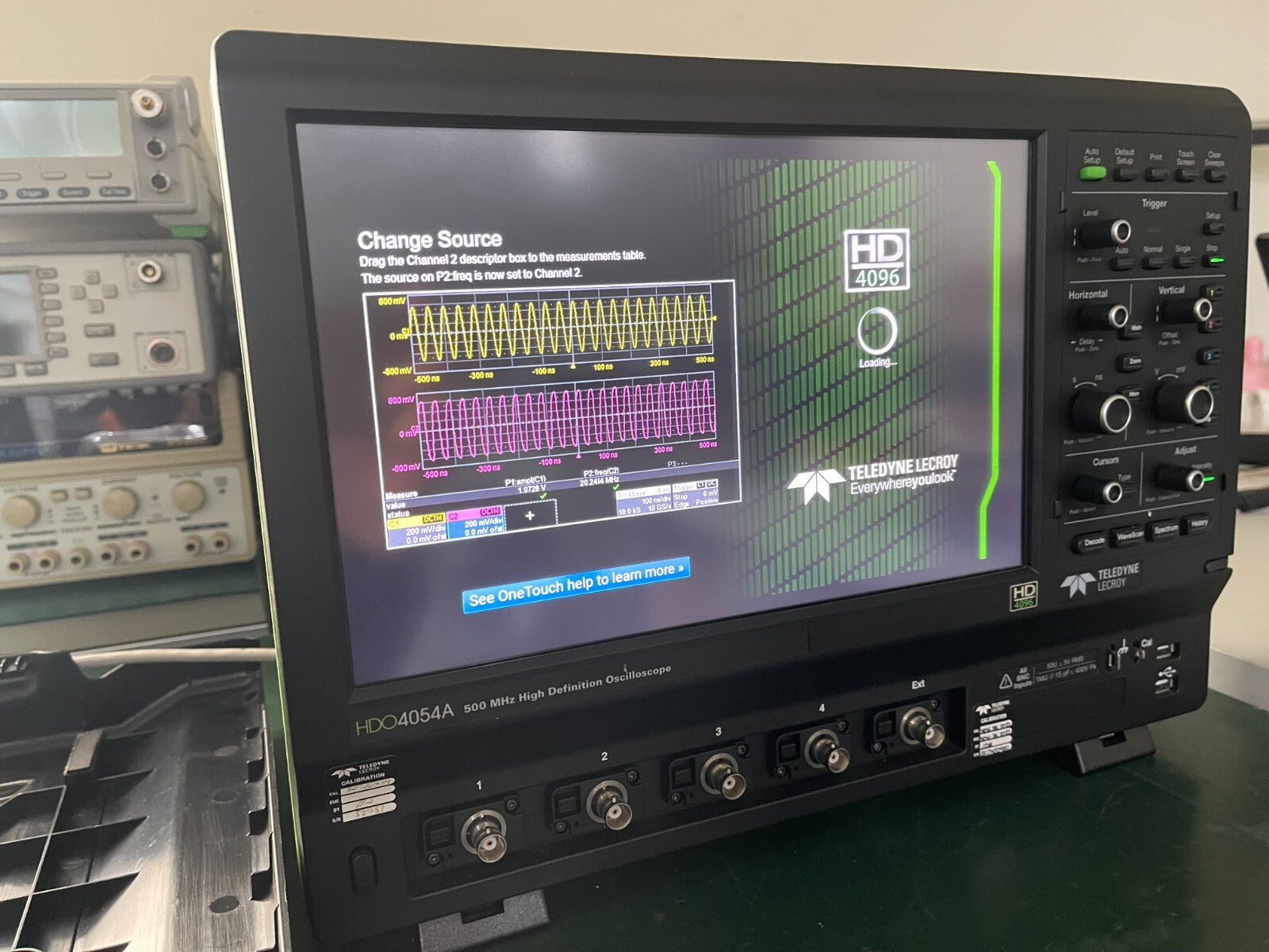 Teledyne Lecroy HDO4054A High Definition Oscilloscope , w/ cover _52951 - XG eqpt