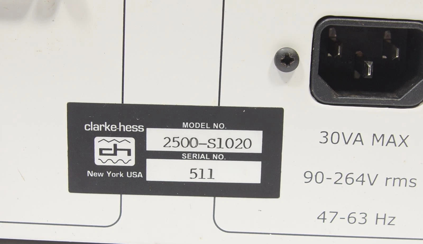 Clarke-Hess Model 2500 Gain Phase Angle Voltmeter