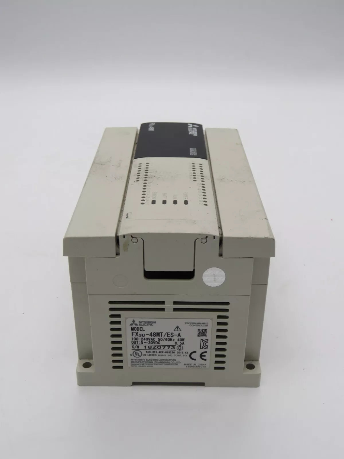 Mitsubishi FX3U-48MT/ES-A Programmable Controller 100-240VAC 50-60Hz 40W
