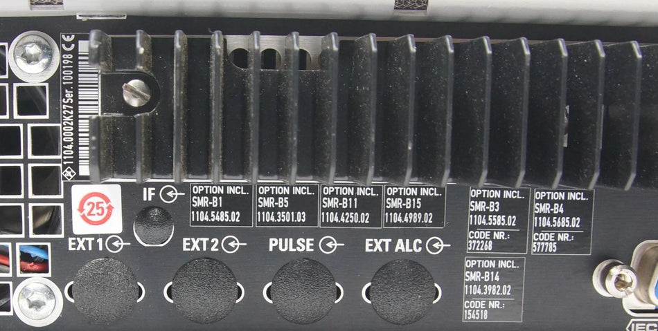 Rohde & Schwarz SMR27 10 MHz - 27 GHz Signal Generator 1104.0002.27 AS-IS