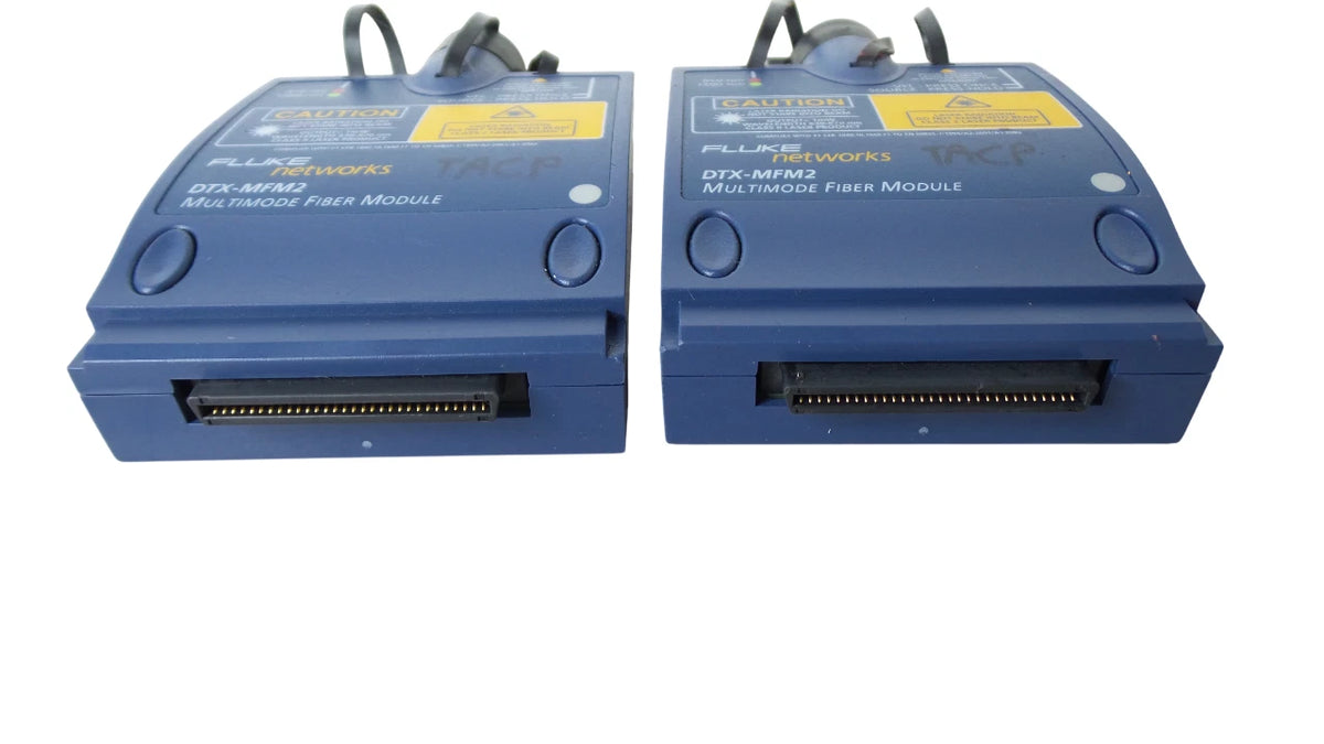 LOT OF 2 Fluke Networks DTX-MFM2 MultiMode Fiber Module - Free Shipping