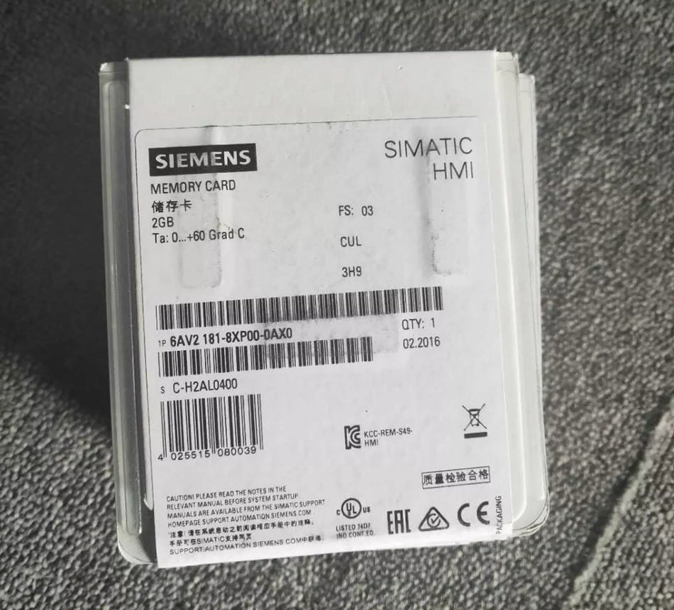 SIEMENS 6AV2181-8XP00-0AX0 6AV2 181-8XP00-0AX0 Control Panel Display
