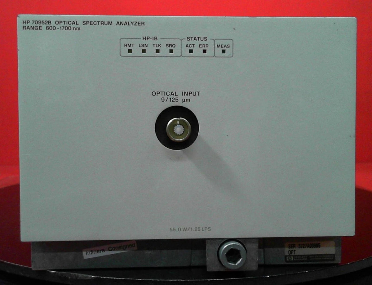 HP Agilent 70952B 3727A00985 Optical Spectrum Analyzer Module 600 to 1700nm