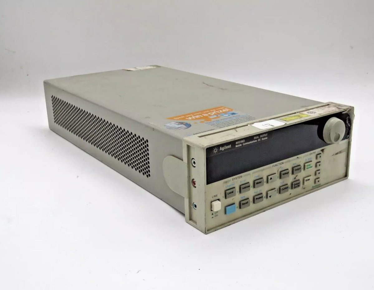 Agilent 66319D Dual Output Mobile Communications DC Source 220V Power Supply