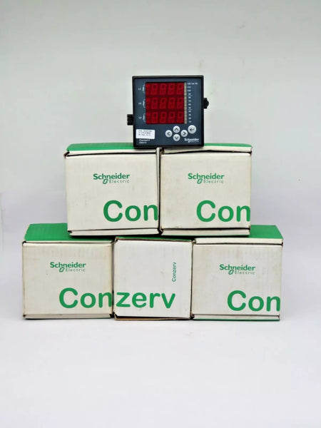 Set of 5 Schneider Electric EM6433 Conzerv Power & Energy Meter 80-600V