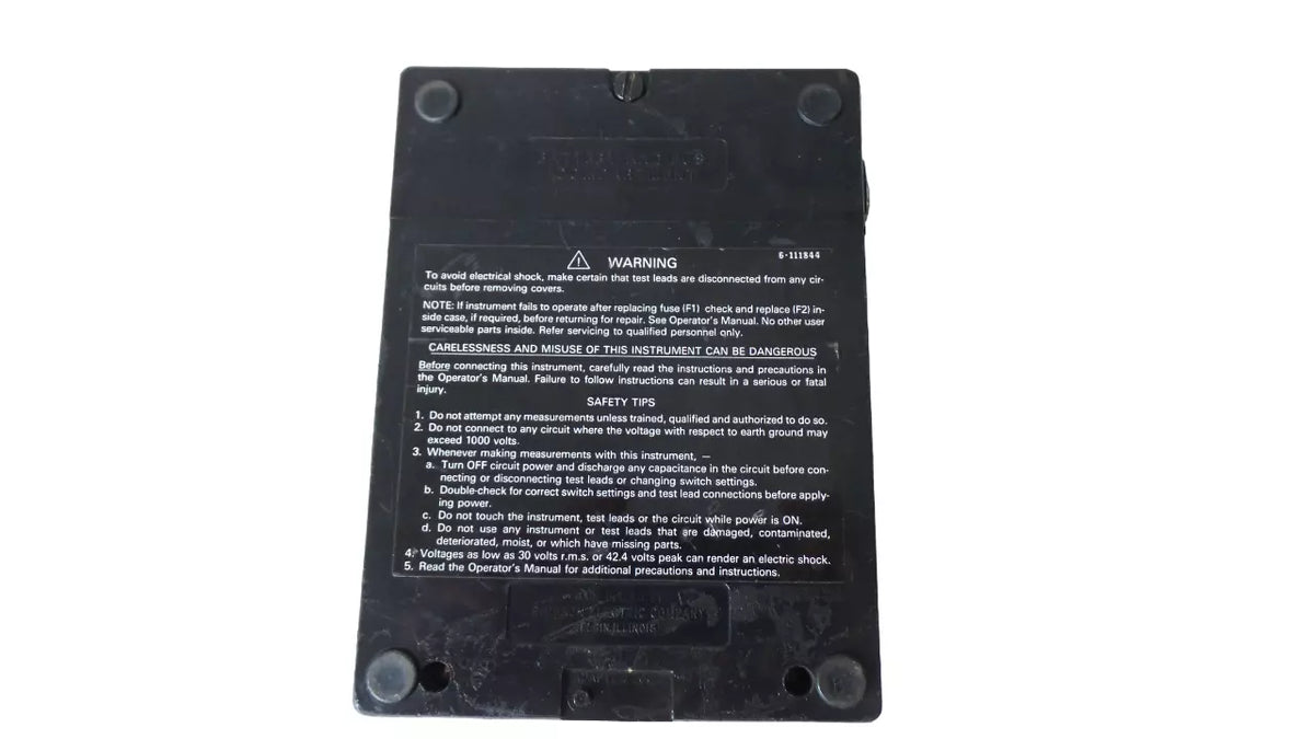 Simpson 260 Series 6XLP Multimeter - Reliable Testing Tool