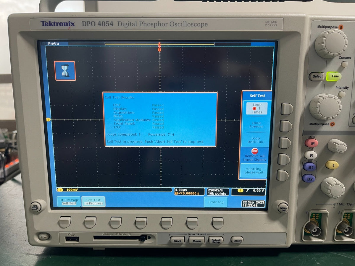 Tektronix DPO4054 Digital Phosphor Oscilloscope 500MHz 4 Channel , 2.5GS/s _0090 - XG eqpt