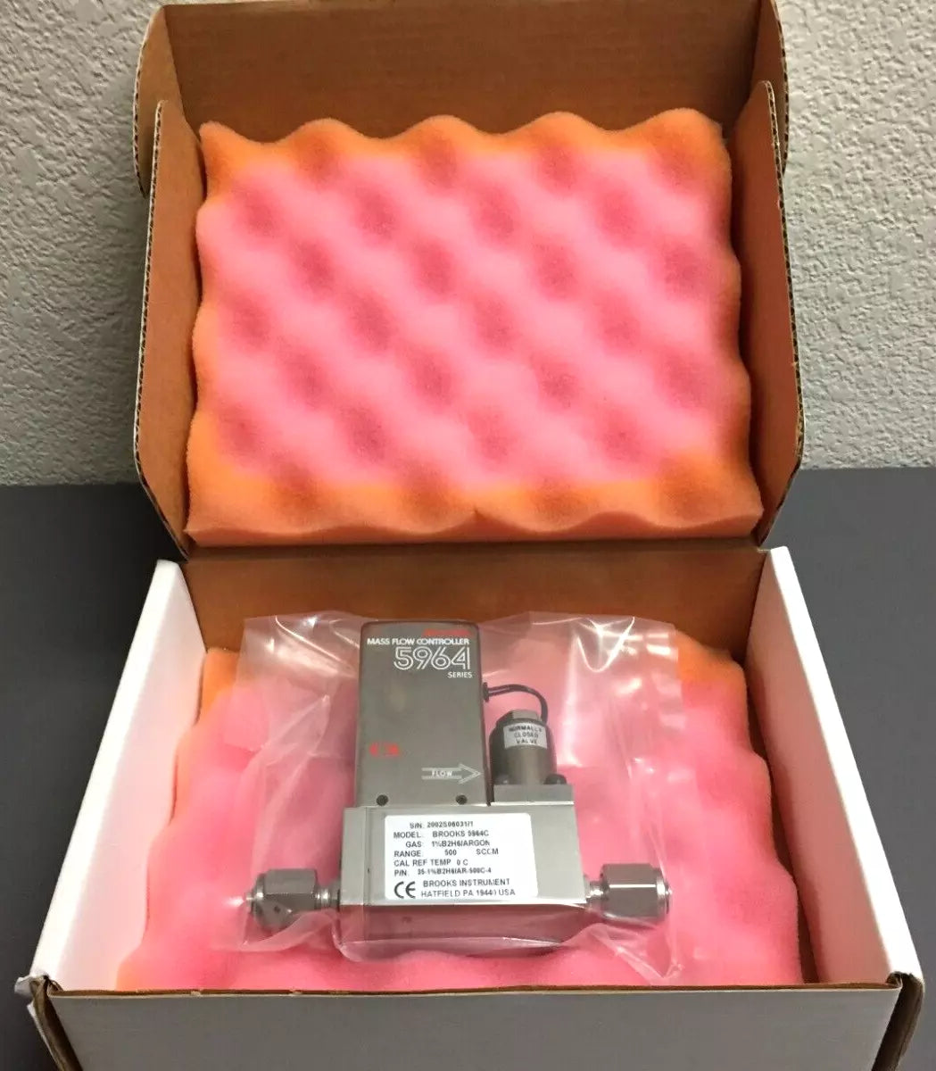 Brooks Instruments Books-5964C Mass Flow Controller P/N: 35-1%B2H6/AR-500C-4