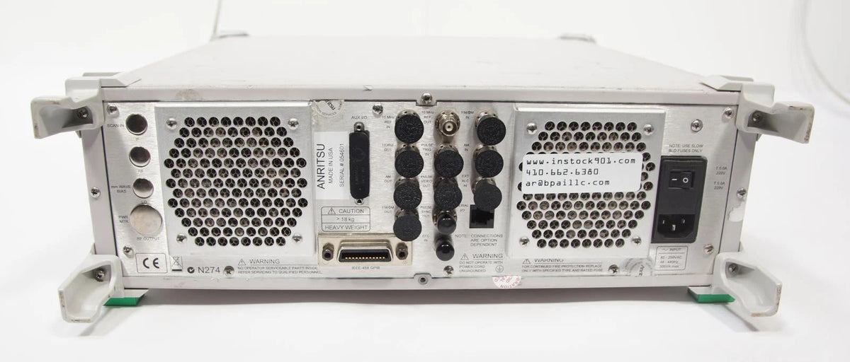 Anritsu MG3695B 2GHz - 50GHz -20dBm to +20dBm RF / Microwave Signal Generator