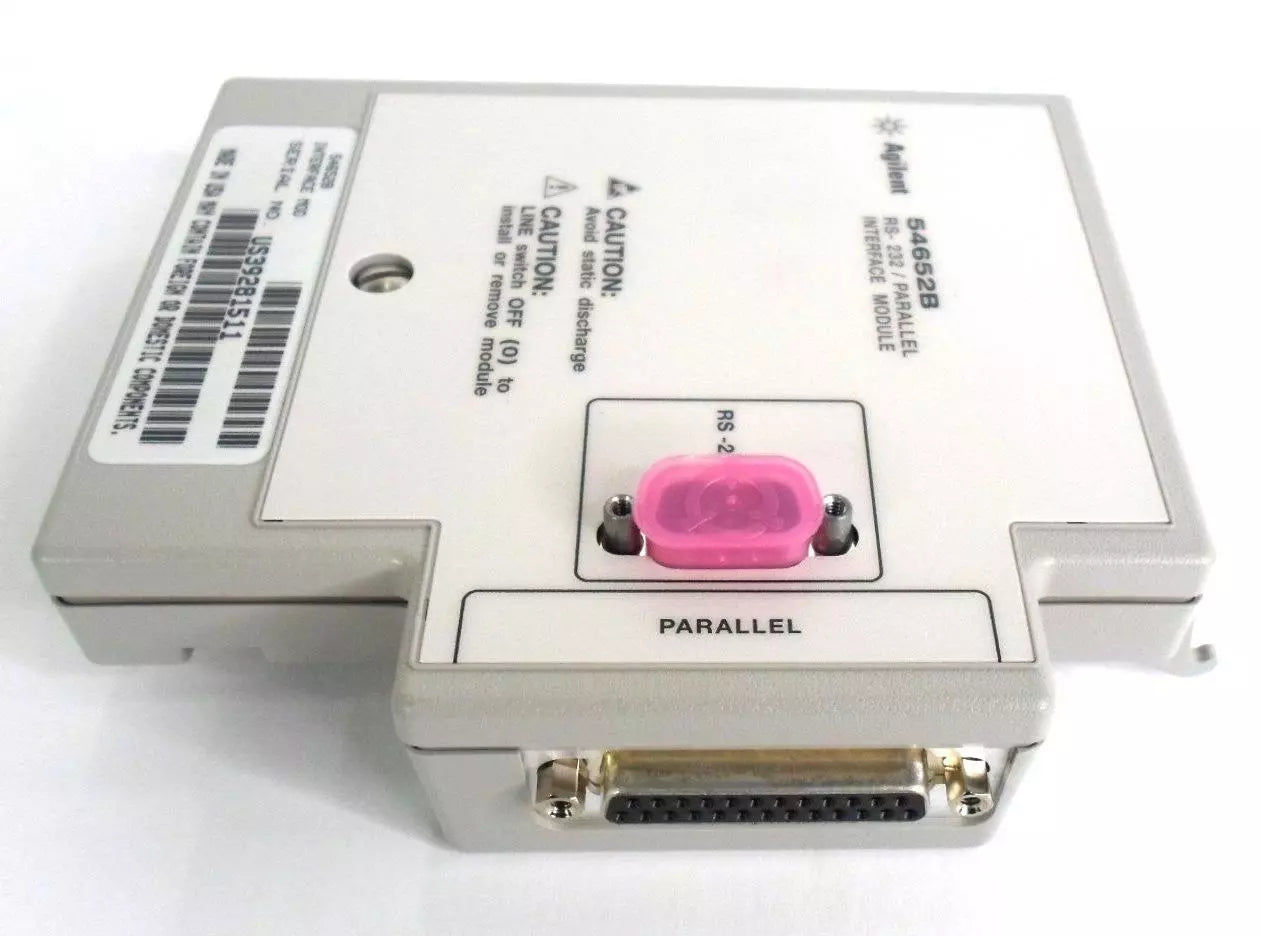 Agilent 54652B RS-232 / Parallel Interface Module