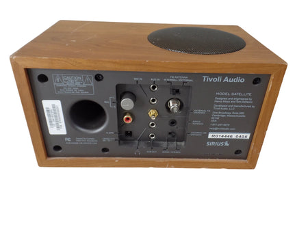 Tivoli Audio Model SATELLITE SIRIUS/AM/FM Desk- Brown - Free Shipping