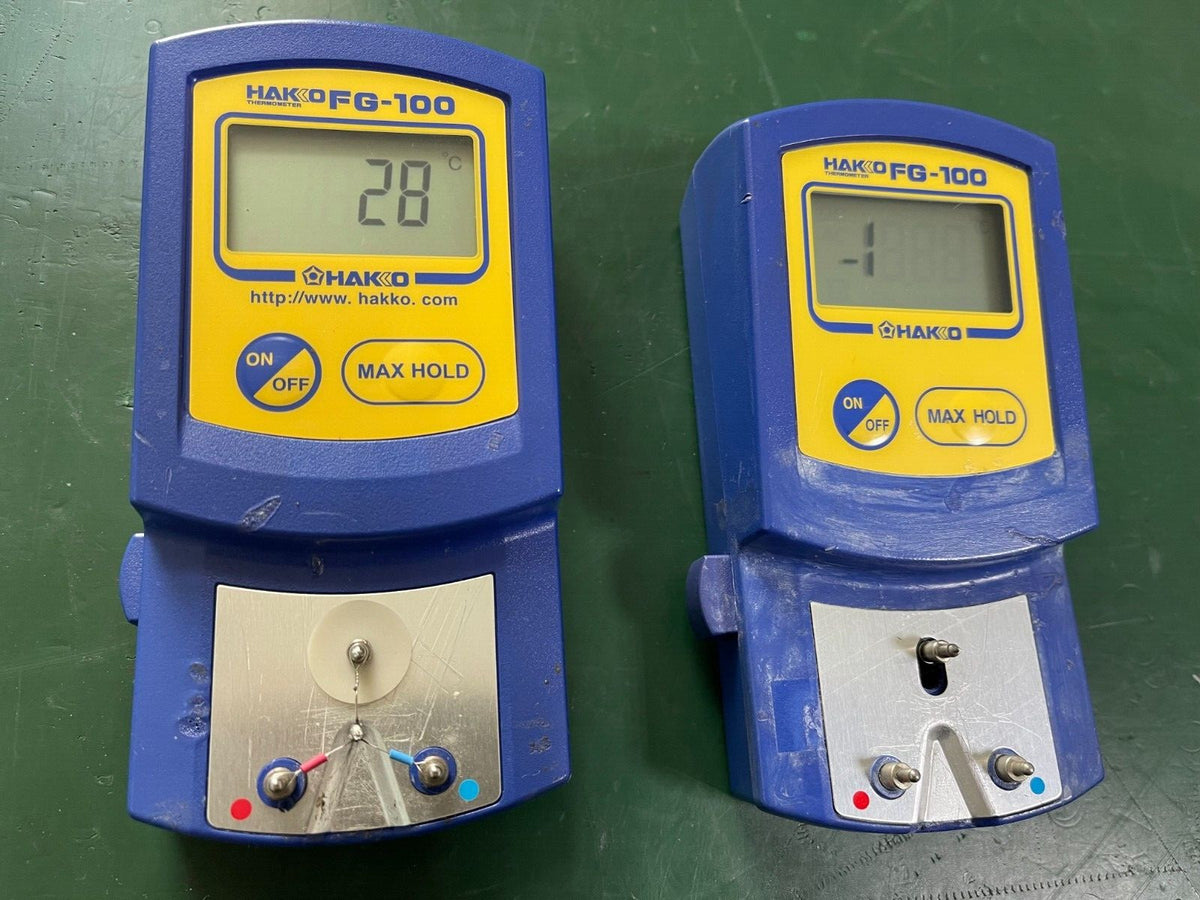 HAKKO FG-100 Thermometer. W/o test sensor lead - XG eqpt