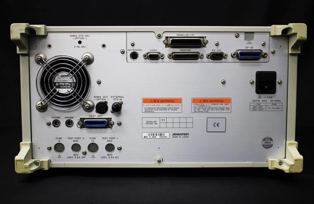 ADVANTEST R3767CG /11 300KHz-8GHz 3ports Network Analyzer