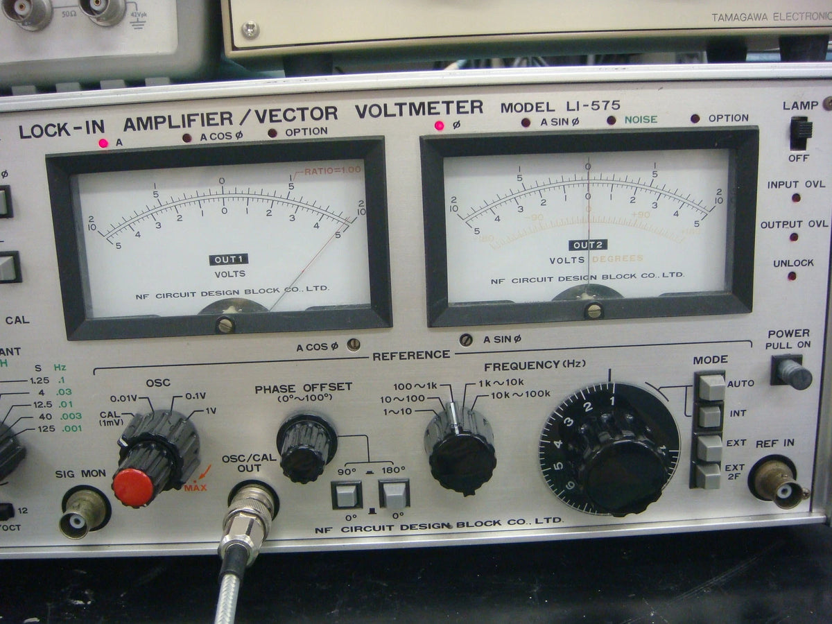NF LI-575 /01 LOCK-IN Amplifier Vector Voltmeter