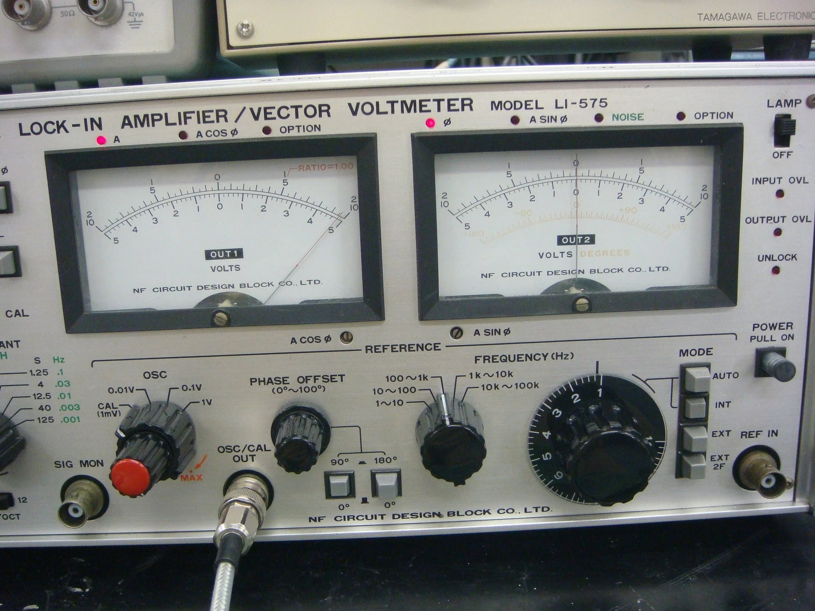 NF LI-575 /01 LOCK-IN Amplifier Vector Voltmeter